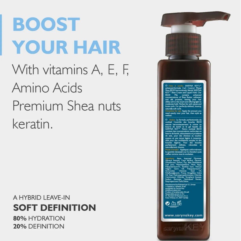 Saryna Key Mixed Shea 80/20% Hidratante Sin Enjuague (300 Ml