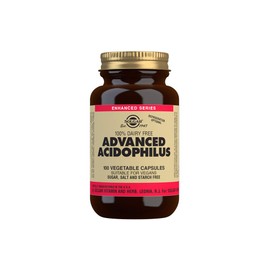 Solgar Advanced Acidophilus Vegetable Capsules, Brown, Pack of 100