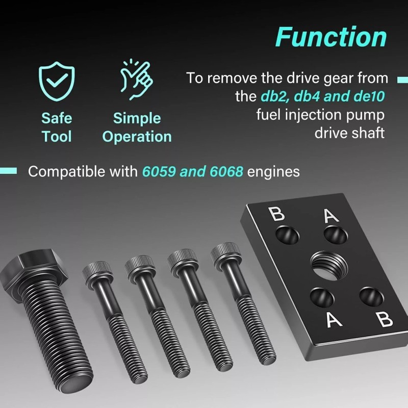 for John Deere Heavy Duty Injection Pump Gear Puller JDG1560