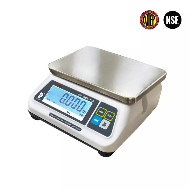 VisionTechShop DSW-100 Portion Scale, Single LCD Display, NTEP&NSF Certified -