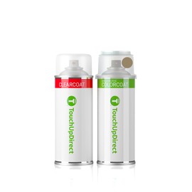 TouchUpDirect CRB Crystal Beige Compatible with Kia Exact Match Touch Up Paint Aerosol - Essential Kit