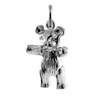 jewellerybox Sterling Silver Teddy Bear Charm