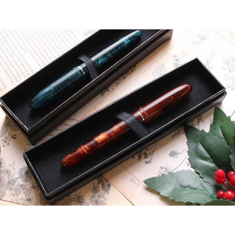 WANCHER MOFU Blueberry, Fountain Pen (M Medium Point)