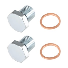 YINETTECH 2 STÜCKE Ölwannenstopfen 55184773 M12x1,25mm Kompatibel mit Abarth Kompatibel mit FIAT