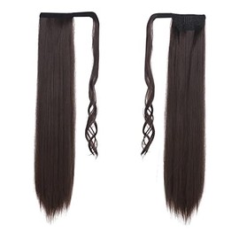 Coleta Postiza Cola Caballo Larga 32" Lacia SARLA (CASTAÑO OBSCURO MEDIO #6)