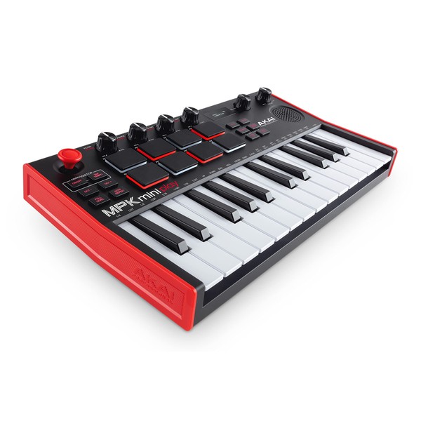 AKAI Professional MPK Mini Play MK3 - MIDI Keyboard Controller with Built in Speaker and Sounds Plus Dynamic Keybed, MPC Pads and Software Suite,Black