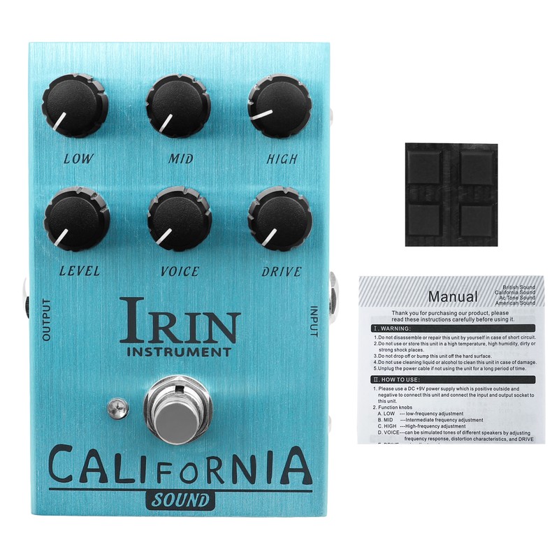 IRIN Mini Guitar Effect Pedal VOX AC30 Speaker Simulator Cabinet
