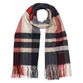 Buyer CH60a Pure Cashmere 100% Checked Stole 19 Patterns ~ [Men's and Women] Cashmere Plaid Thick, Large, Large Stole, Brooklyn Check