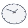 Wooden Wall Clock Silent Non Ticking Round Clock with Hook