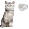Cat Muzzle, 1 Pcs Breathable Transparent Cat Face Guard, Prevent