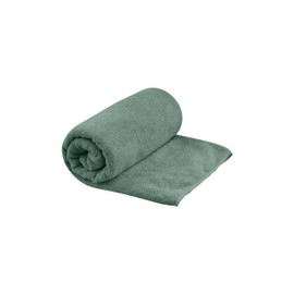 Sea to Summit - Tek Towel Travel Towel M - Hand Towel - Soft Terry Cloth - Absorbent & Quick Drying - Hanger & Bag - Camping, Boating & Fitness - 50 x 100 cm - Sage Green - 200 g