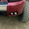 sinocea0 Lower Bumper Side Dual LED Fog Light Pods Mount