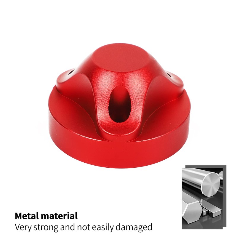 Hoolcar Atenna - Base para radio de aluminio rojo para