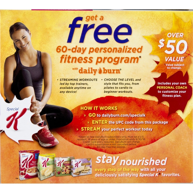 Kellogg's, Special K, Pastry Crisps, Strawberry, 4.4oz Box (Pack of