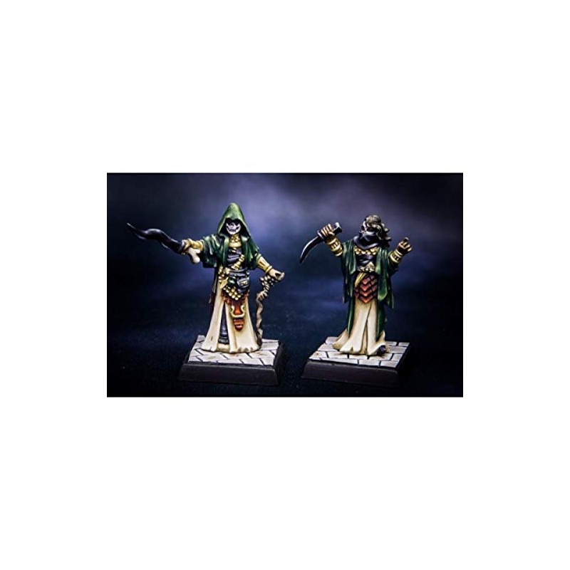 Reaper Miniatures Cultist Priests (2) 77518 Bones Unpainted RPG D&D