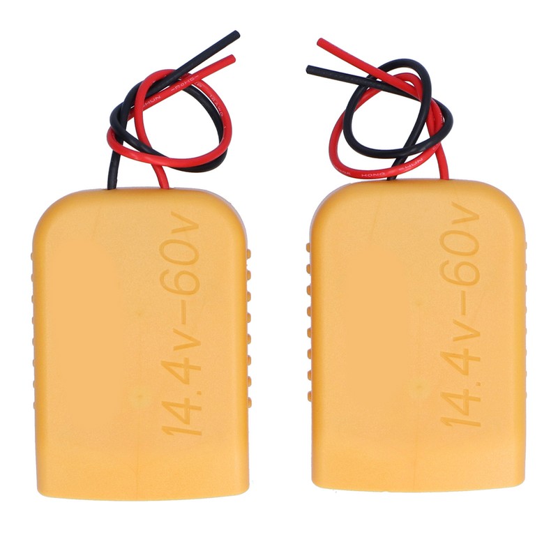 Battery Adapter Dock Power Mount Connector with 14 Gauge Wire