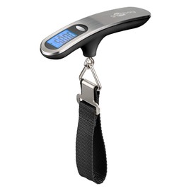 Goobay 71883 50kg Digital Luggage Scale Travel Accessory – Silver
