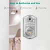 Keyless Entry Door Lock - AkaGear Smart Door Lock, Fingerprint