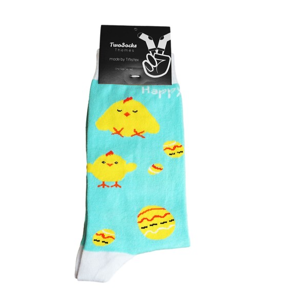 TwoSocks Easter Socks Men Women & Men's Stockings Easter Socks