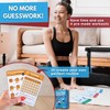 Pilates Bar Workout Cards, 62 Exercise Card Deck with Video