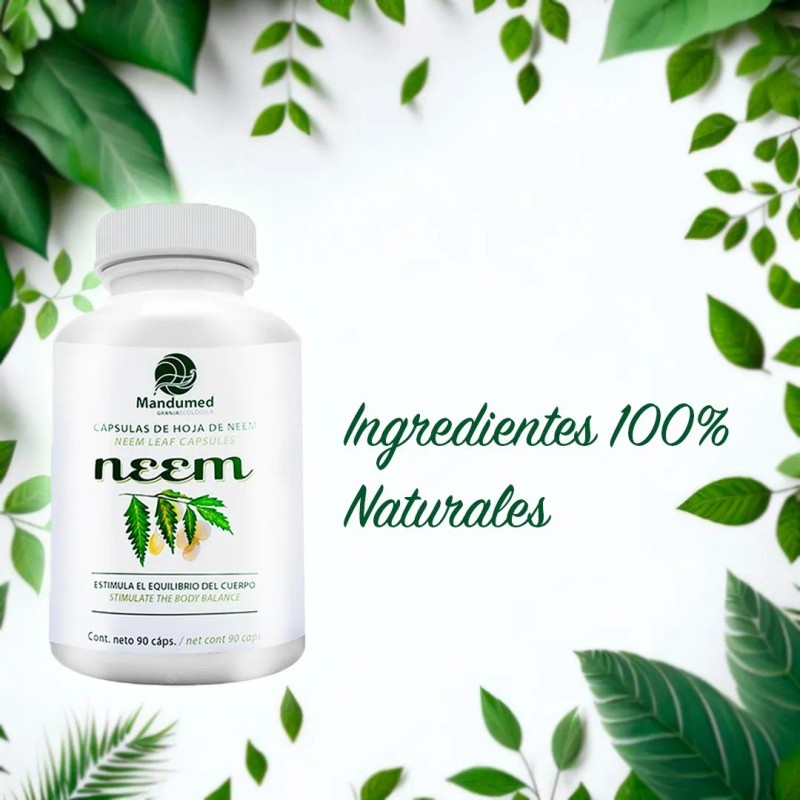 Mandumed Neem Orgánico – Detox, Defensa Inmune y Bienestar General