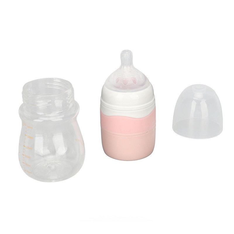 Quick Flush Baby Bottle Detachable Portable Press Rotate Quick Flush