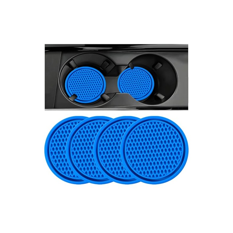 ZSDY Car Cup Coaster, 4PCS Universal Auto Non-Slip Cup Holder