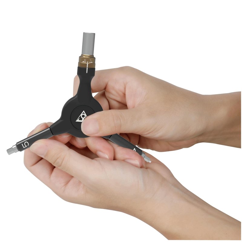 Topeak Unisex - Adult Y-Speed Ratchet Tool, Black, 11.5 x