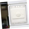 Tofficu Weatherproof Ring Doorbell Cover Plate Durable Protective Shield for