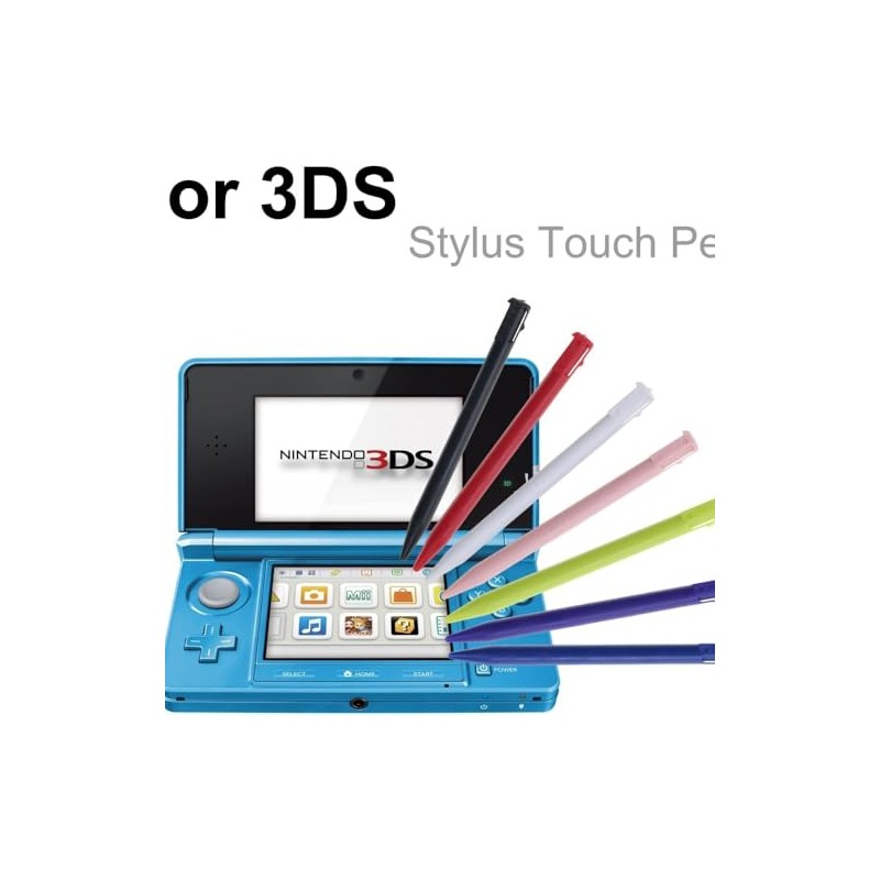 LightFairy 4-Pack Plastic Touch Screen Stylus Pens for 3DS Game