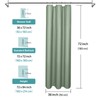 Vipfree 3 in 1 Shower Curtain Set, Waffle Shower Curtain
