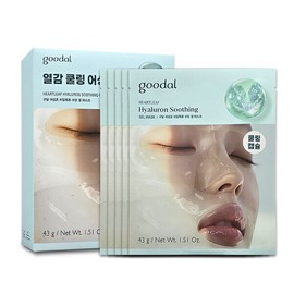 Goodal Houttuynia Cordata Hyaluronic Soothing Gel Mask 5 pcs / 구달 어성초 히알루론 수딩 겔 마스크 5매입