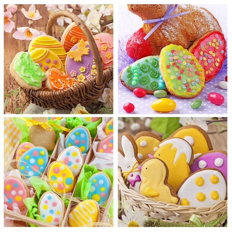 Easter Cookie Cutters, Set of 5 Cookie Cutters, Easter Set,