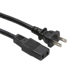 Replacement 2 Prong pin Power AC Cable Cord for Korg SG1D, DSS-1, DS-8, DVP-1, DW-6000, DW-8000, Concert Series Piano C-600, C-800, C-2500, C-3500, C-5000 and DP-2000C