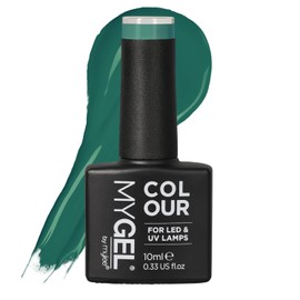 MyGel by MYLEE Semi-permanent Gel Polish 10 ml [So Far So Green] UV/LED Nail Art Manicure Pedicure for Professional and Home Use - Long Lasting and Easy to Apply