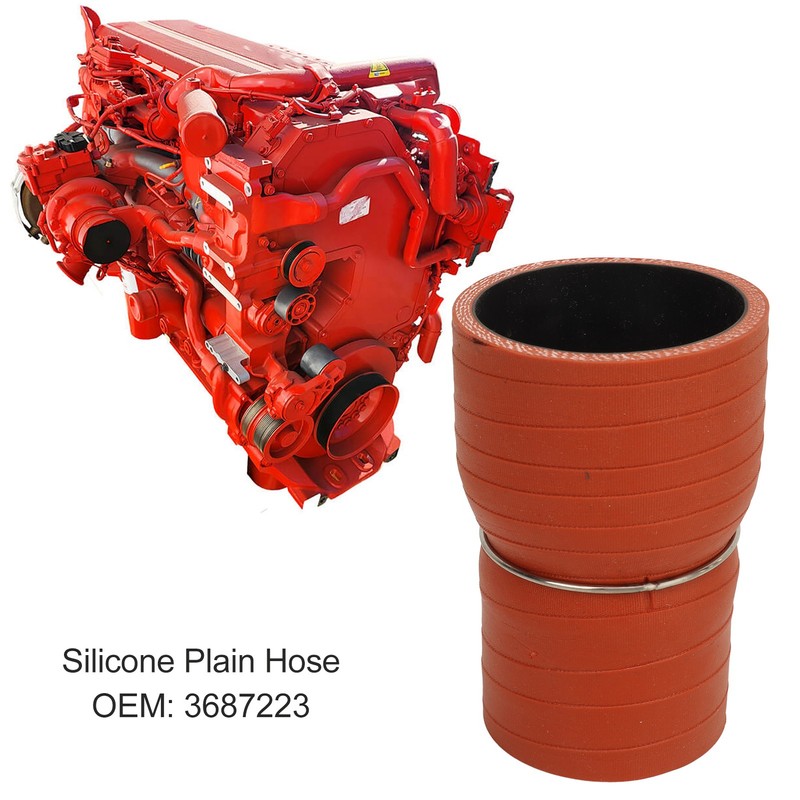 Silicone Plain Hose Flexible Pressure Resistance Leakproof Heatproof 3687223 for