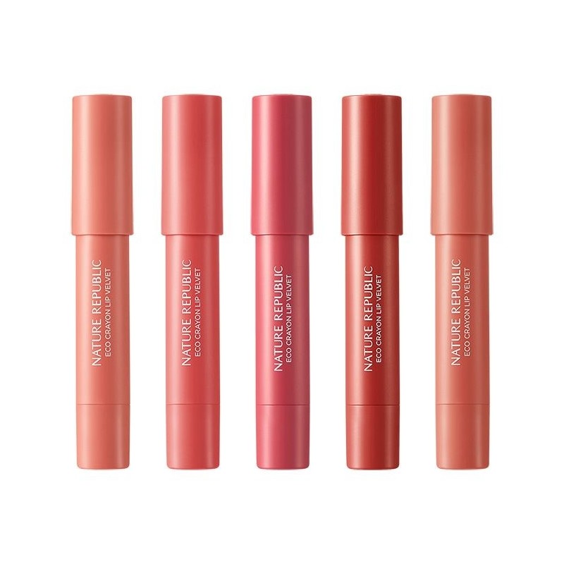 Nature Republic By Flower Eco Crayon Lip Velvet No. 2