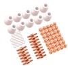 75pcs Shield Cup Tip Electrode Swirl Ring for PT-31 LG