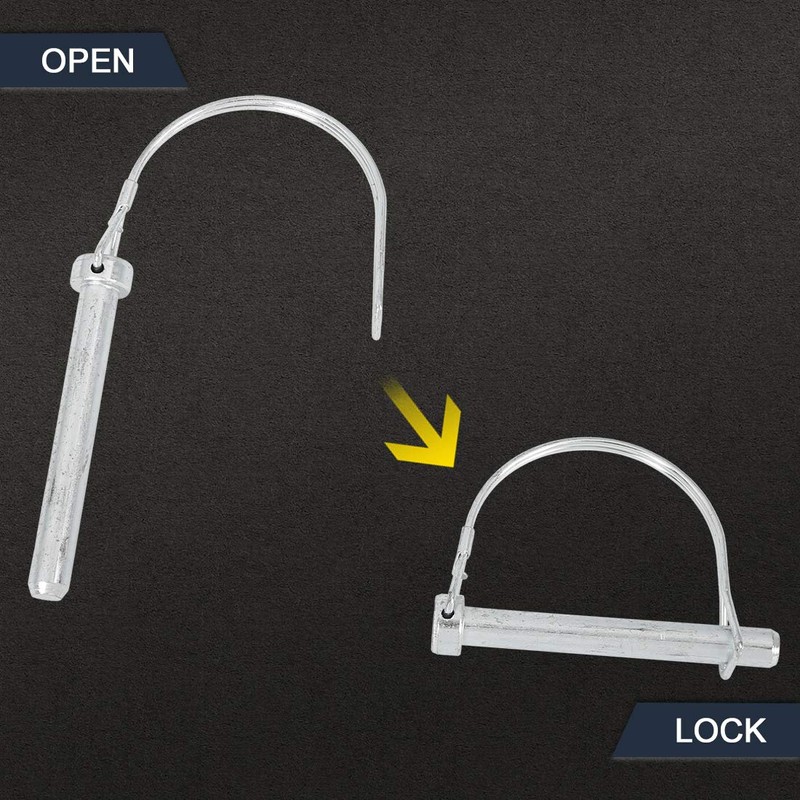 X AUTOHAUX Safety Coupler Pin Trailer Shaft Lock Pin Trailer