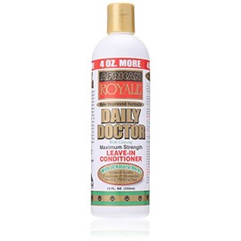 African Royale Daily Doctor Maximum Strength Leave In Conditioner, 12 Ounce