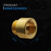 kör4u Tap Extension Brass 3/4 Inch x 15 mm Thread
