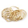 Spirella Ringo Shower Curtain Rings Set of 12 Chrome Small