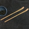 1Pc Brown Bamboo Matcha Scoop Japanese Chashaku Hooked Green Tea
