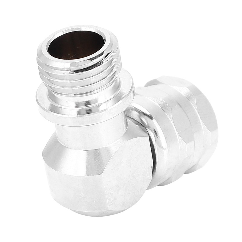 110 Degree Chrome Plated Brass Regulator Swivel Adapter Connector for