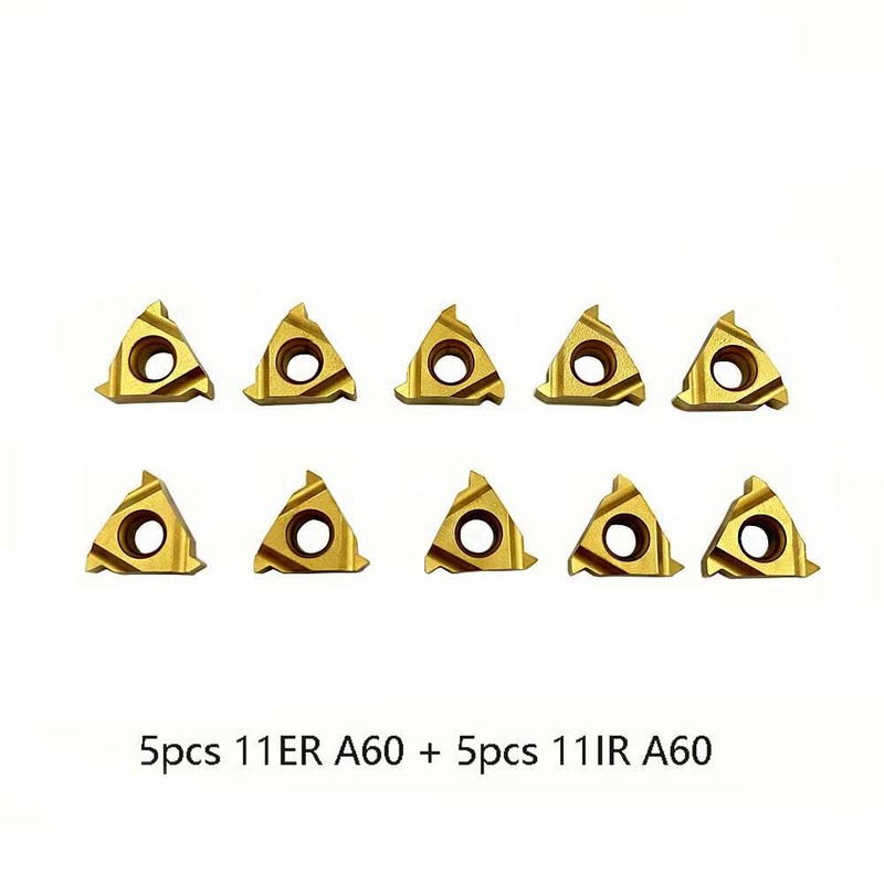 Lathe Ser1010H11+SNR0010K11 - Soporte para herramientas de roscado (dorado)