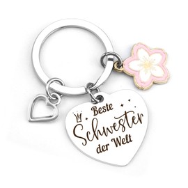 Sister Gift Sister Gifts for Sister Gift Christmas Gift for Sisters Gifts for Sister Birthday Sister Heart Gift Keyring Gift Ideas Easter Thank You, Sister