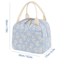 YILANJIN Portable Lunch Bag, Women's Lunch Bag, Lunch Bag for Lunch, Lunch Bag Thermal Lunch Bag Small, Waterproof Lunch Bag, Lunch Bag for School/Office/Picnic/Travel