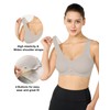 TOYVTOO Wireless Support Bras for Women Front Closure Lift No