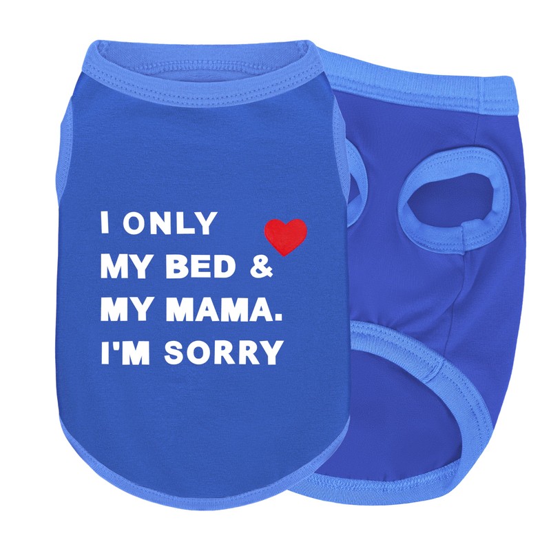 Stylish Cotton Dog Shirt with Print, Soft & Breathable, All-Season