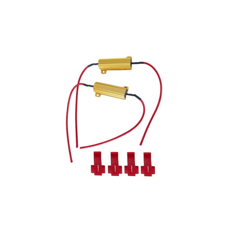 24V 50W 27Ω LED Turn Signal Canceller Anti-Hula Resistor Kit